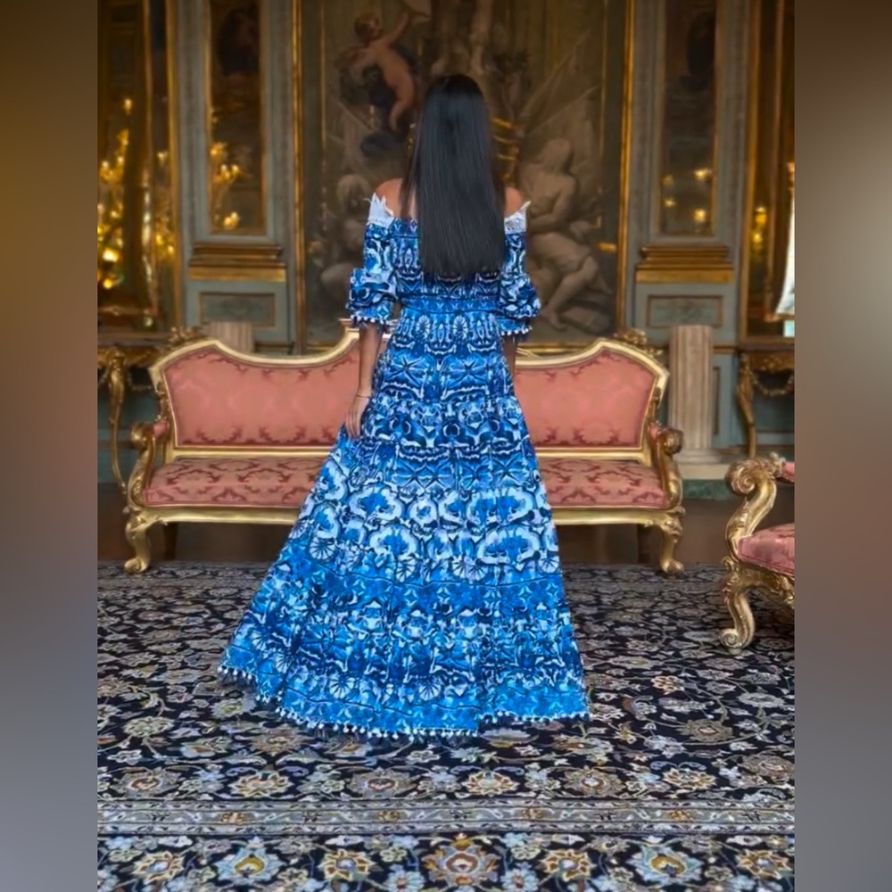 🍋 Positano Antica Sartoria maxi dress - Picture 3 of 4